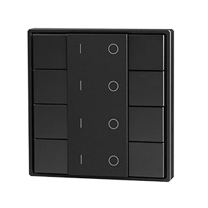 Кнопочная панель (4 группы) пластиковый корпус, черный